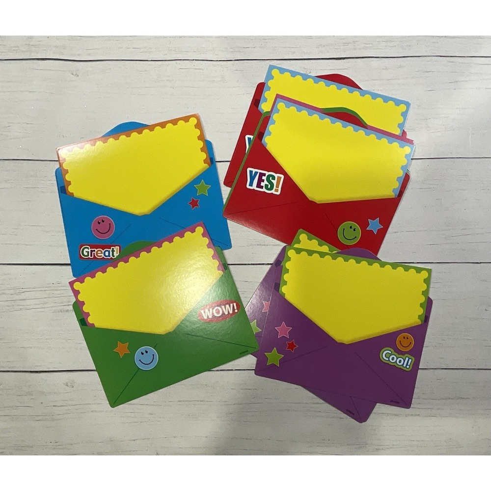36 Count Bulletin Board Cutouts Envelope and Letter Trend Enterprises Inc